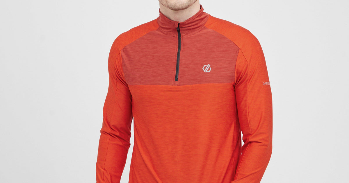 Red Dare 2b Men’s Power Up Half Zip Jersey – GO Outdoors