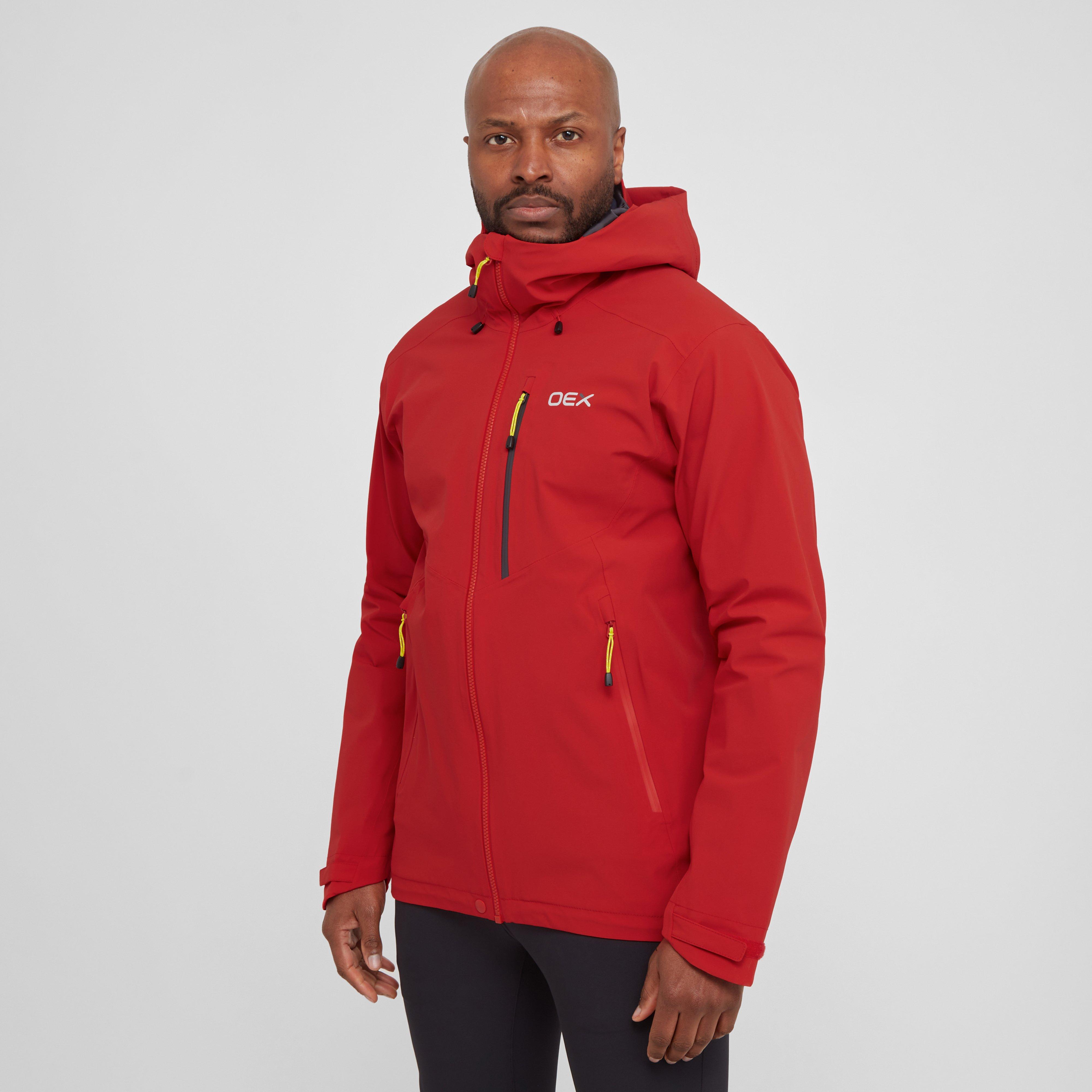 Red OEX Men's Aonach II Waterproof Jacket – GO Outdoors