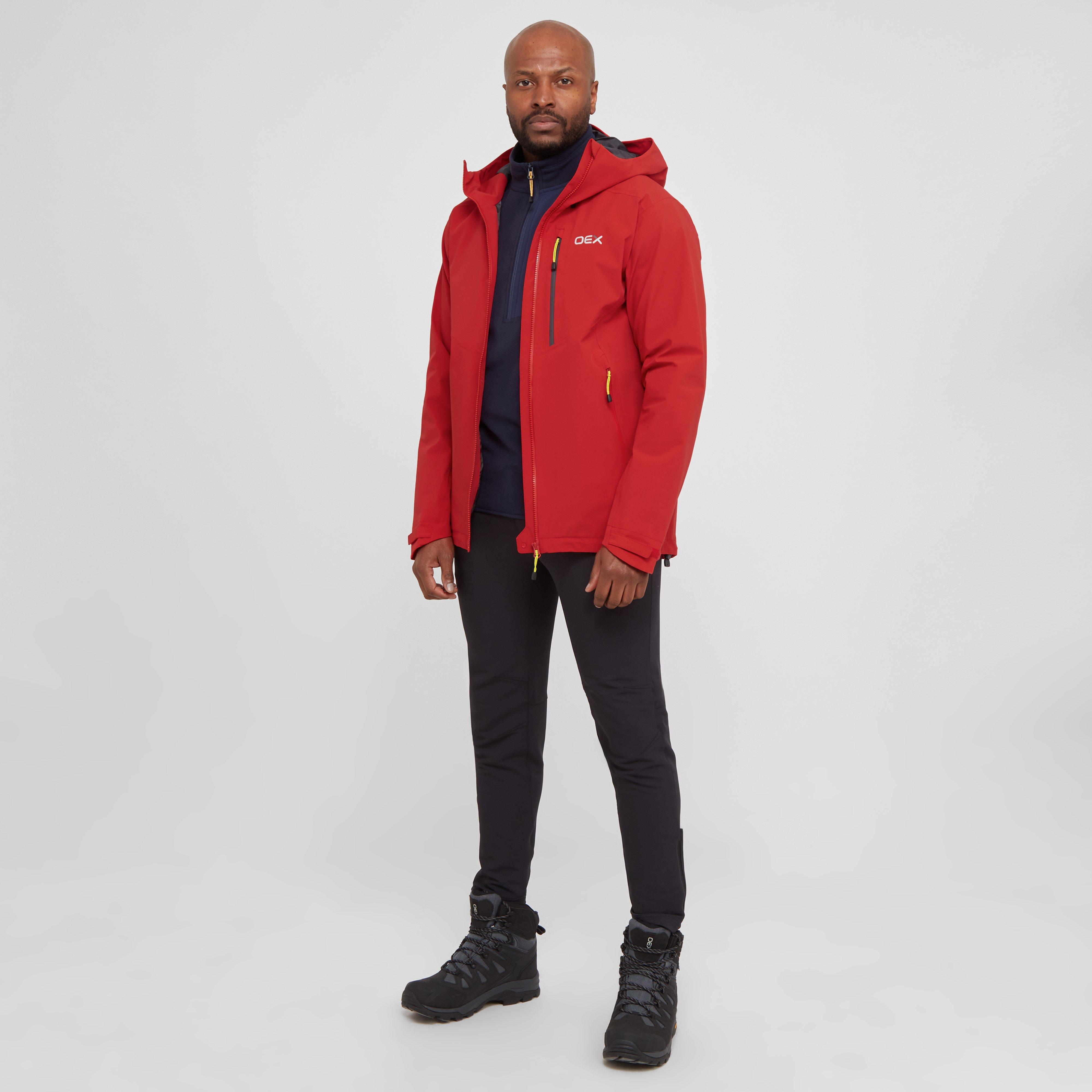 Red OEX Men's Aonach II Waterproof Jacket – GO Outdoors