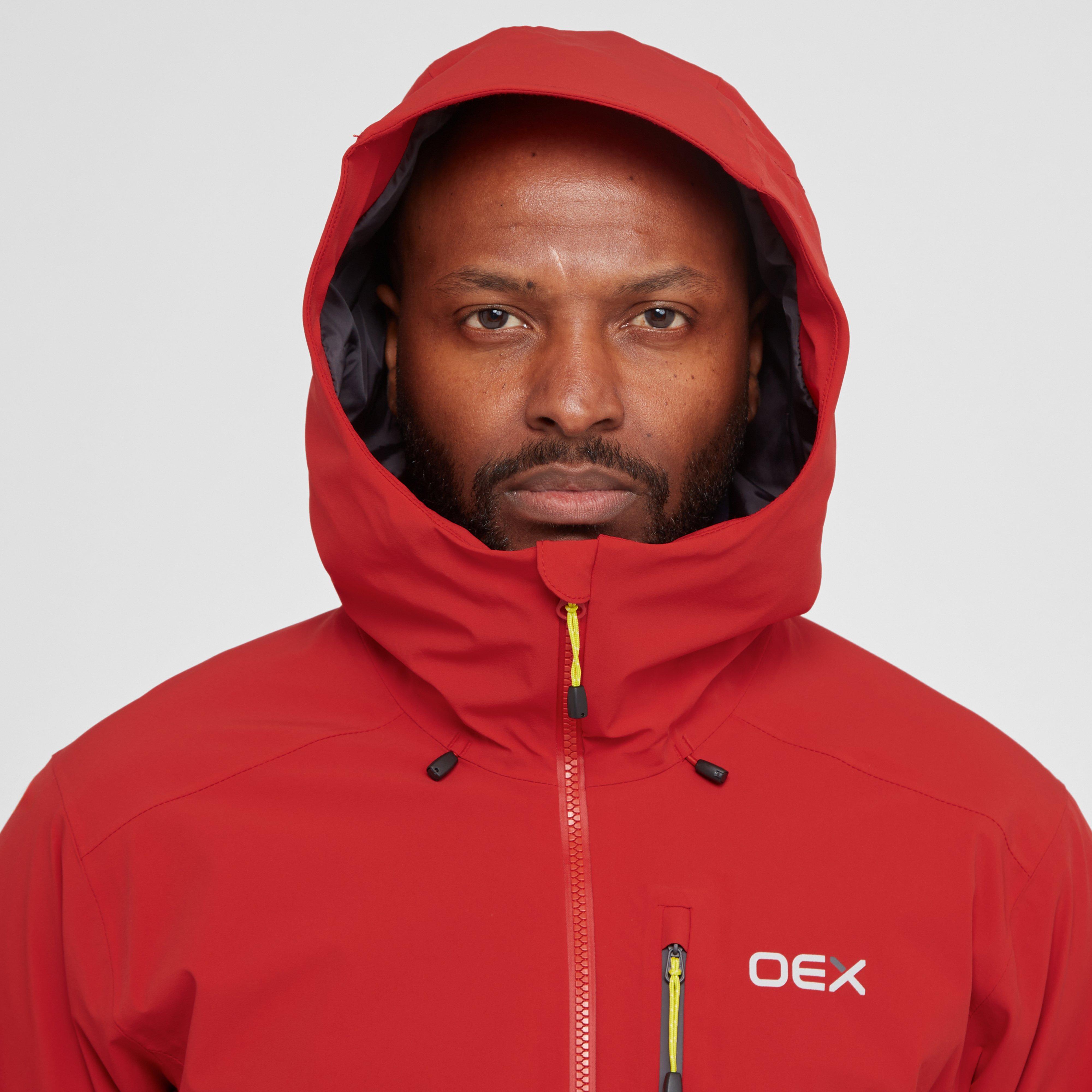 Red OEX Men's Aonach II Waterproof Jacket – GO Outdoors