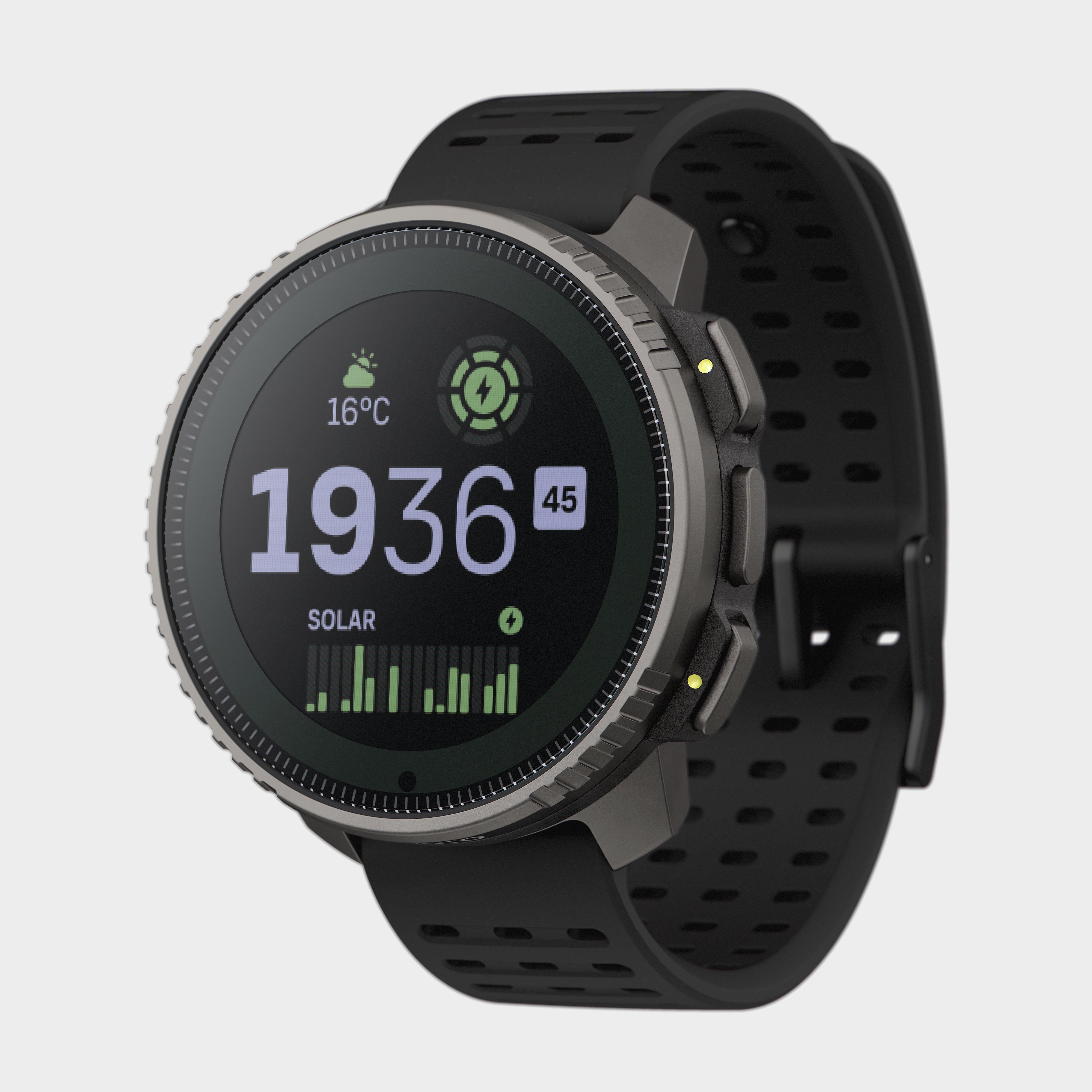 Vertical GPS Watch Titanium Solar Black