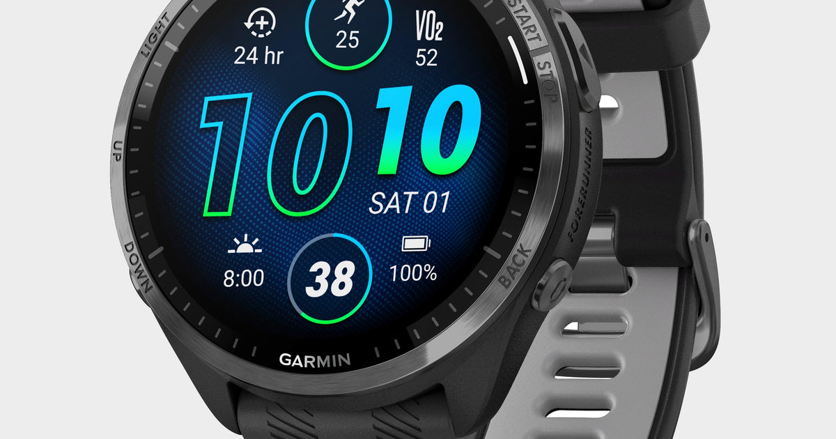 Black Garmin Forerunner® 965 GPS Watch – GO Outdoors