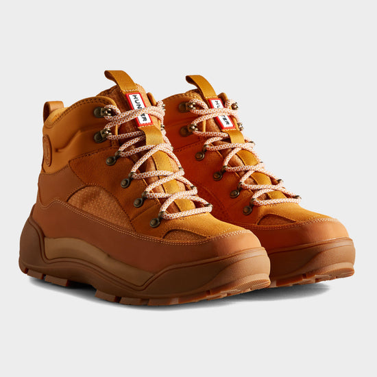 Men’s Urban Explorer Lace-Up Leather Commando Boots