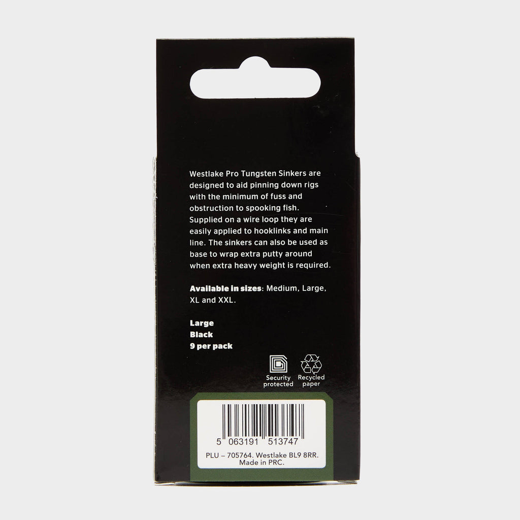 Tungsten Sinkers Large