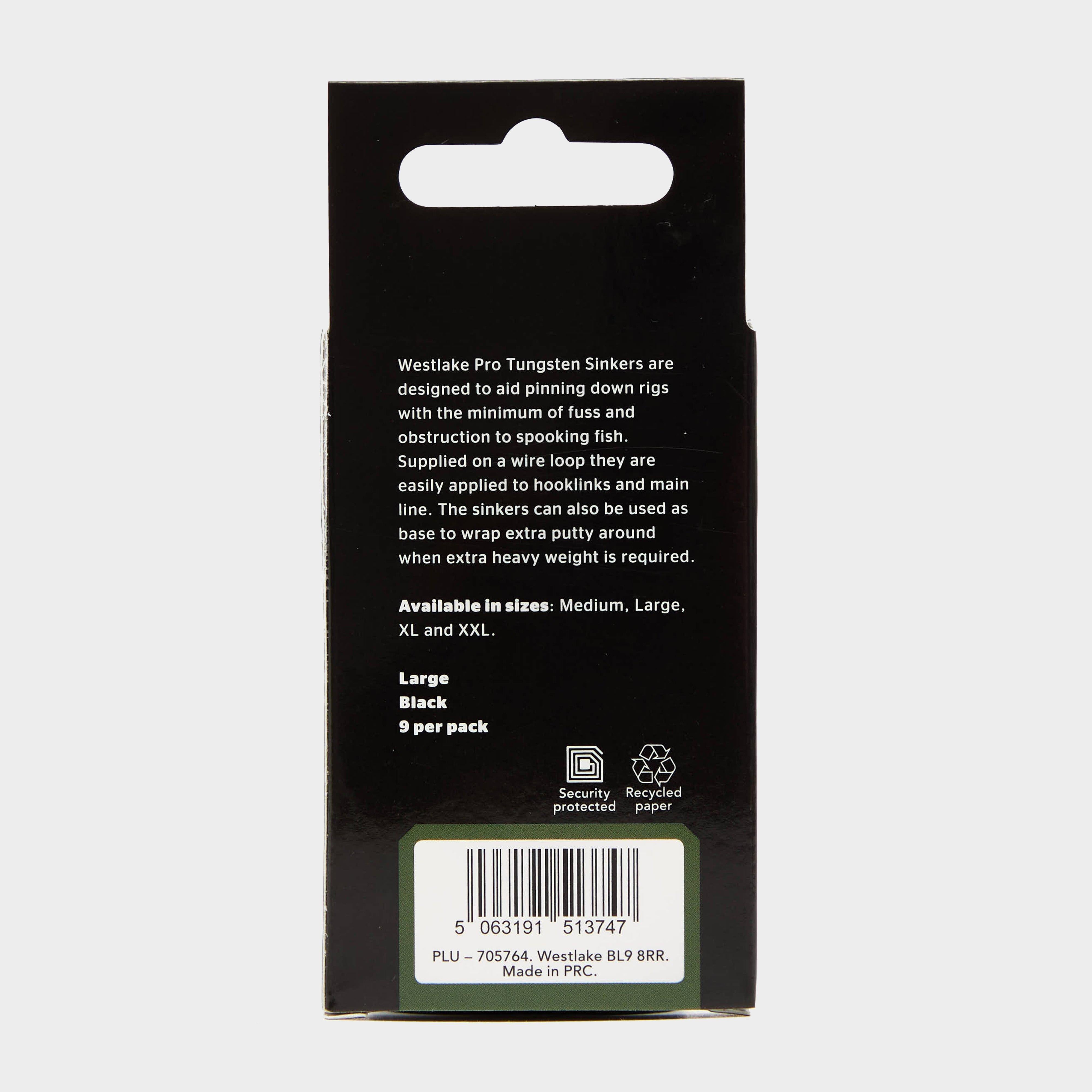 Tungsten Sinkers Large