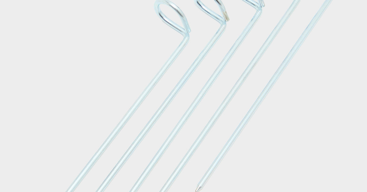Silver Hi-Gear Groundsheet Pegs – GO Outdoors