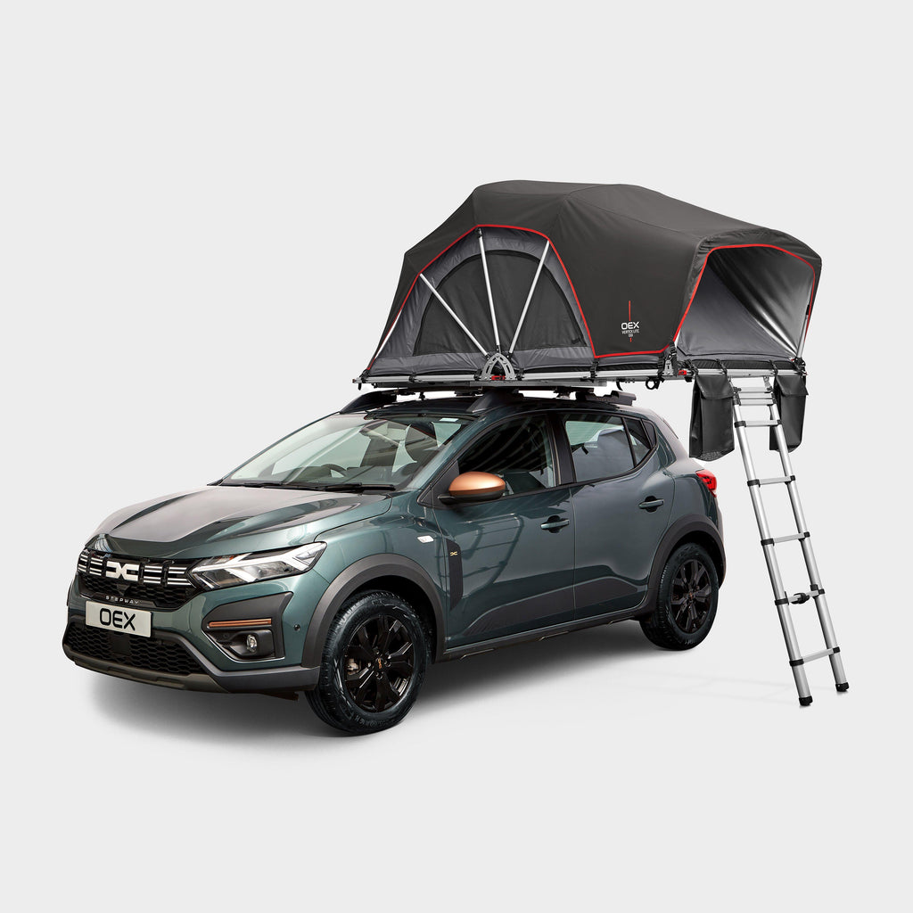 roof box tent uk Grey OEX Vertex Lite 130 Roof Tent – GO Outdoors