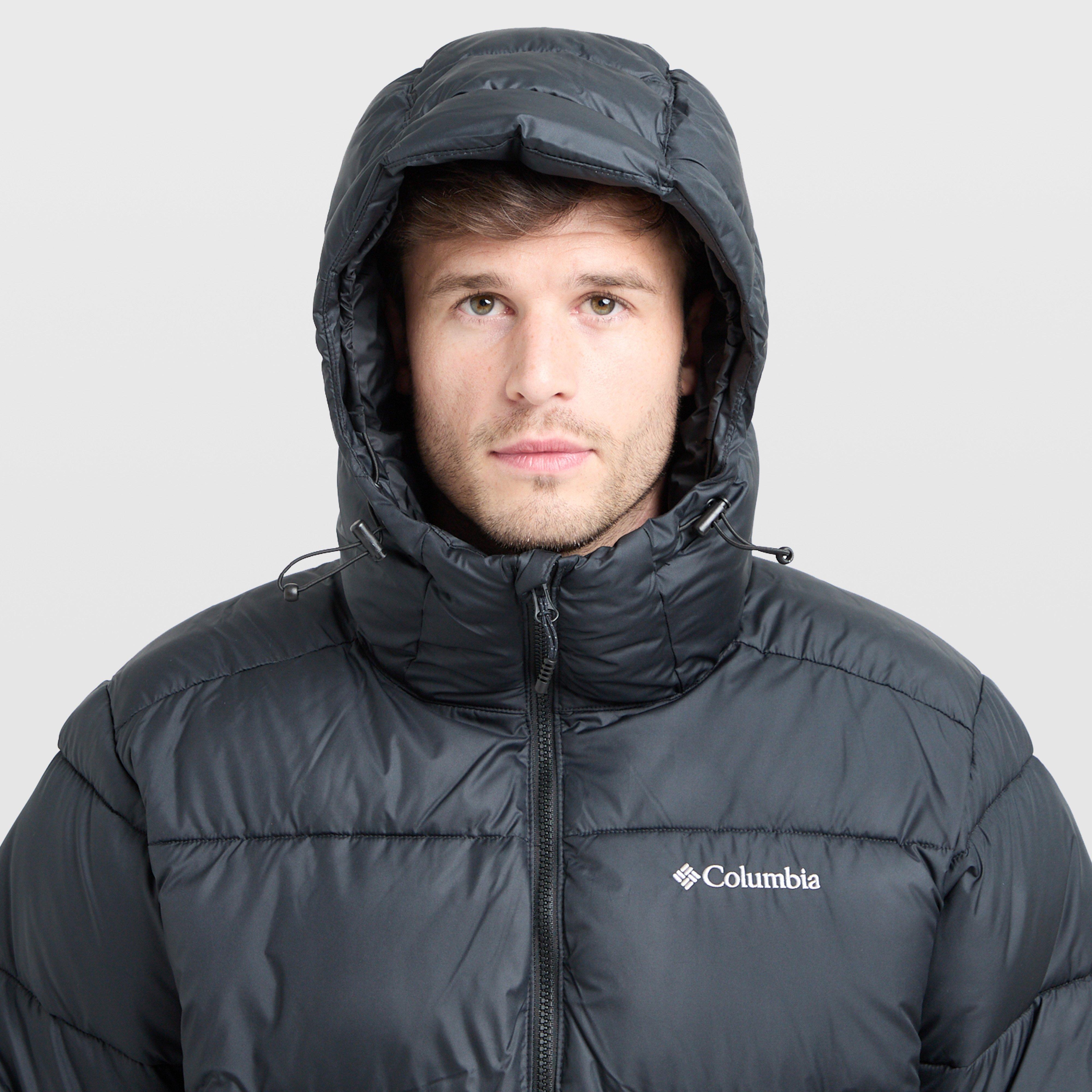 Columbia hooded puffer jacket ブラック Columbia hooded puffer