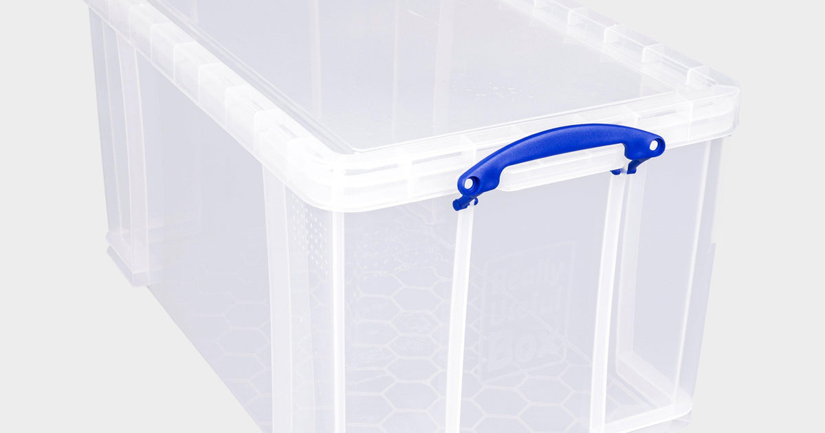 Clear Really Useful Storage Box – 84L – GO Outdoors