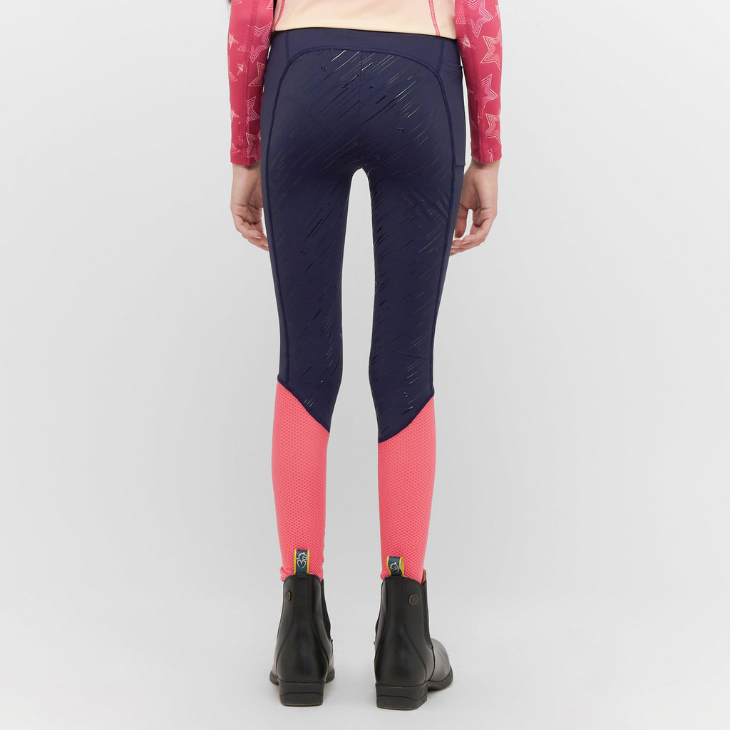 Kids’ Rhythm Mesh Riding Tights