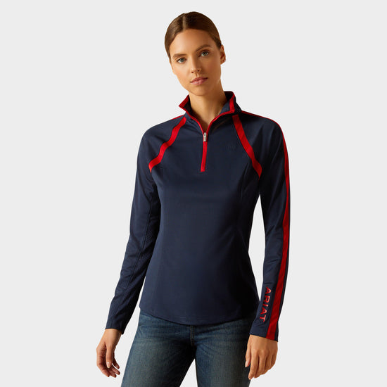 Womens Sunstopper 3.0 1/4 Zip Base Layer
