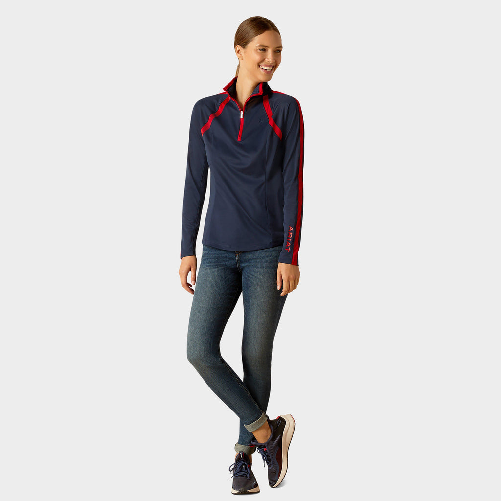 Womens Sunstopper 3.0 1/4 Zip Base Layer