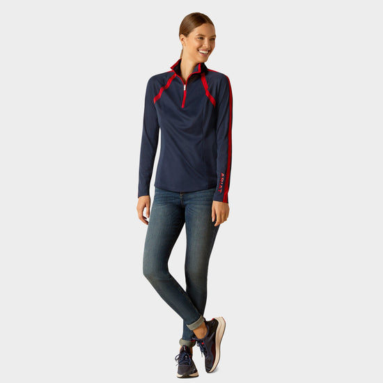 Womens Sunstopper 3.0 1/4 Zip Base Layer