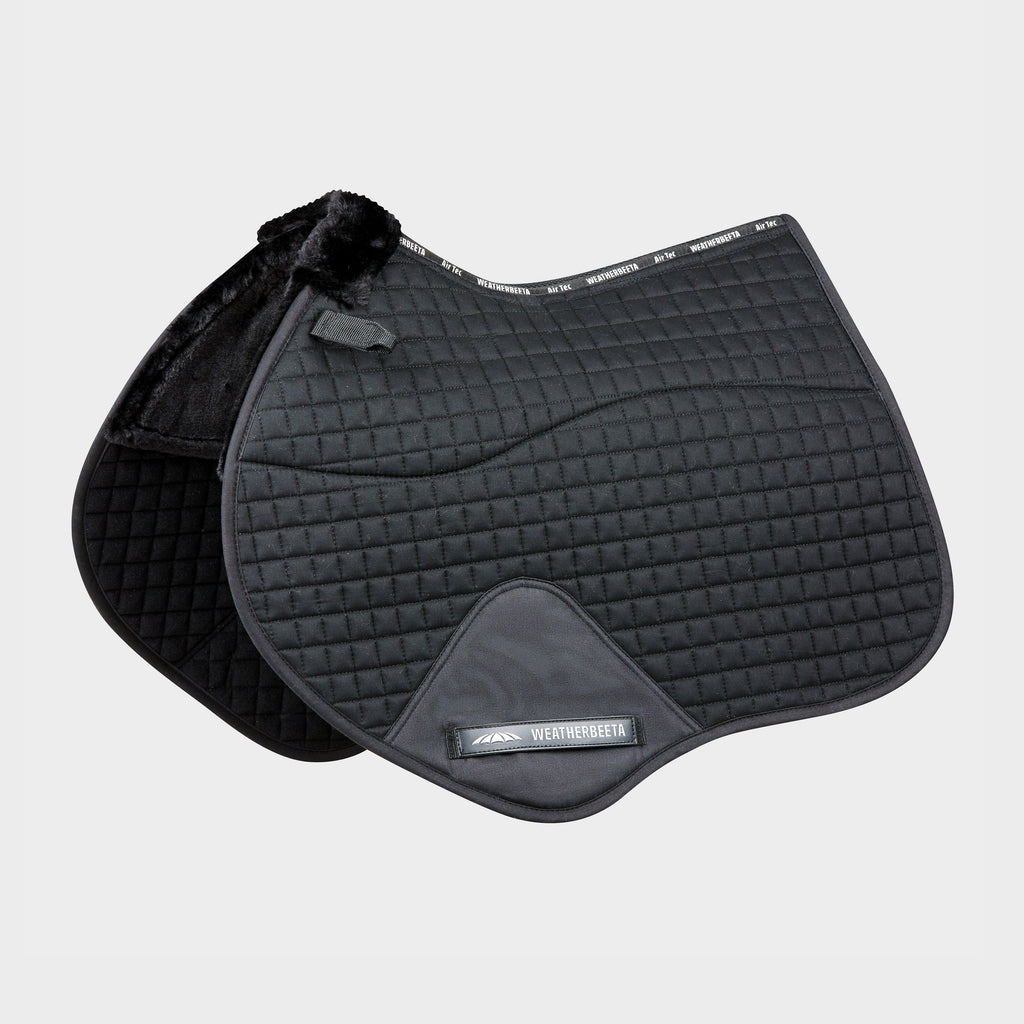 Comfy Fleece Jump Shaped Saddle Pad