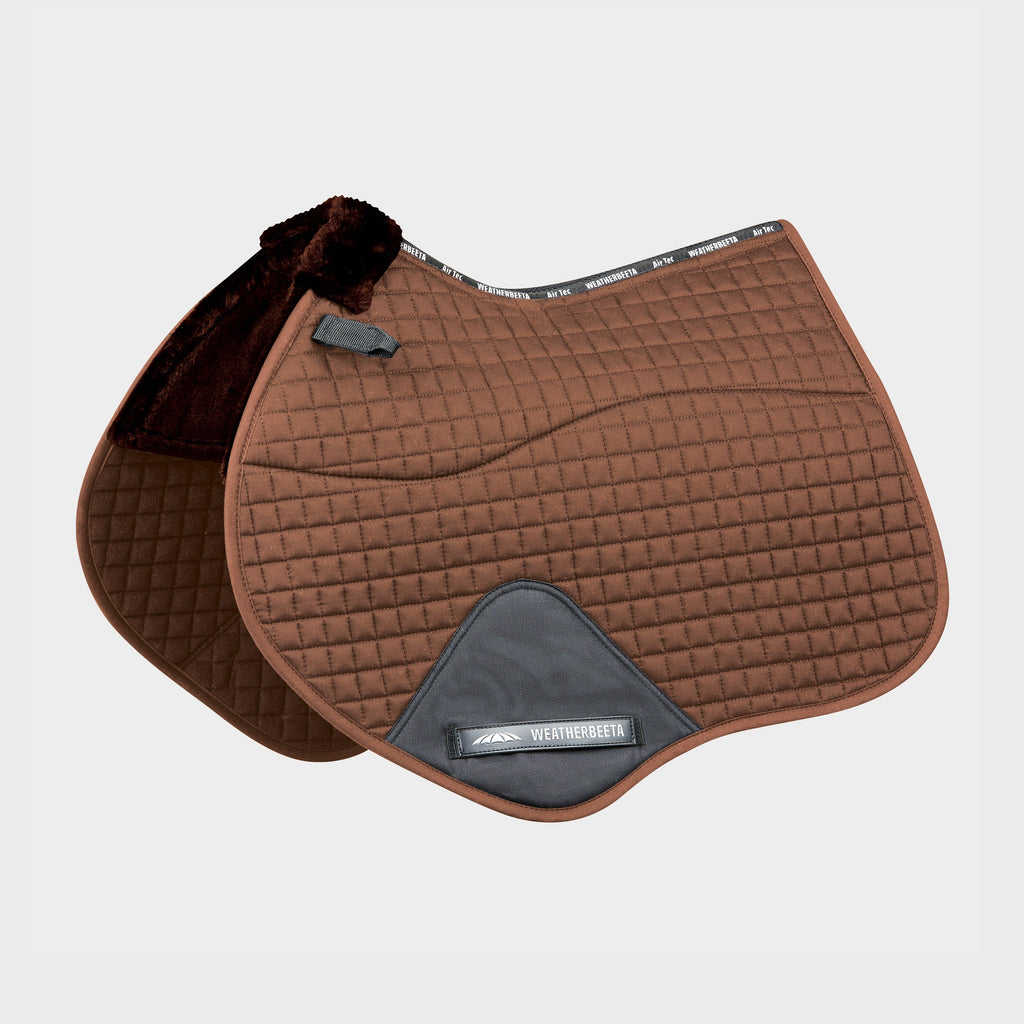 Comfy Fleece Jump Shaped Saddle Pad