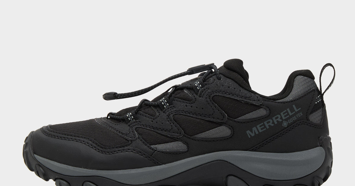 Black Merrell Men's West Rim Sport GORE-TEX Low Walking Shoes – GO Outdoors