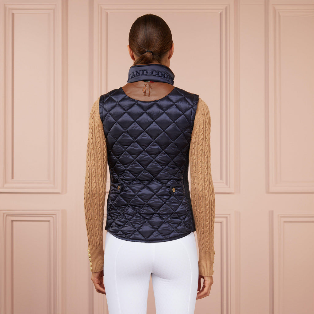 Womens Diamond Quilt Classic Gilet