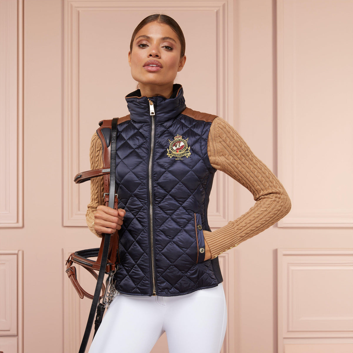 Womens Diamond Quilt Classic Gilet