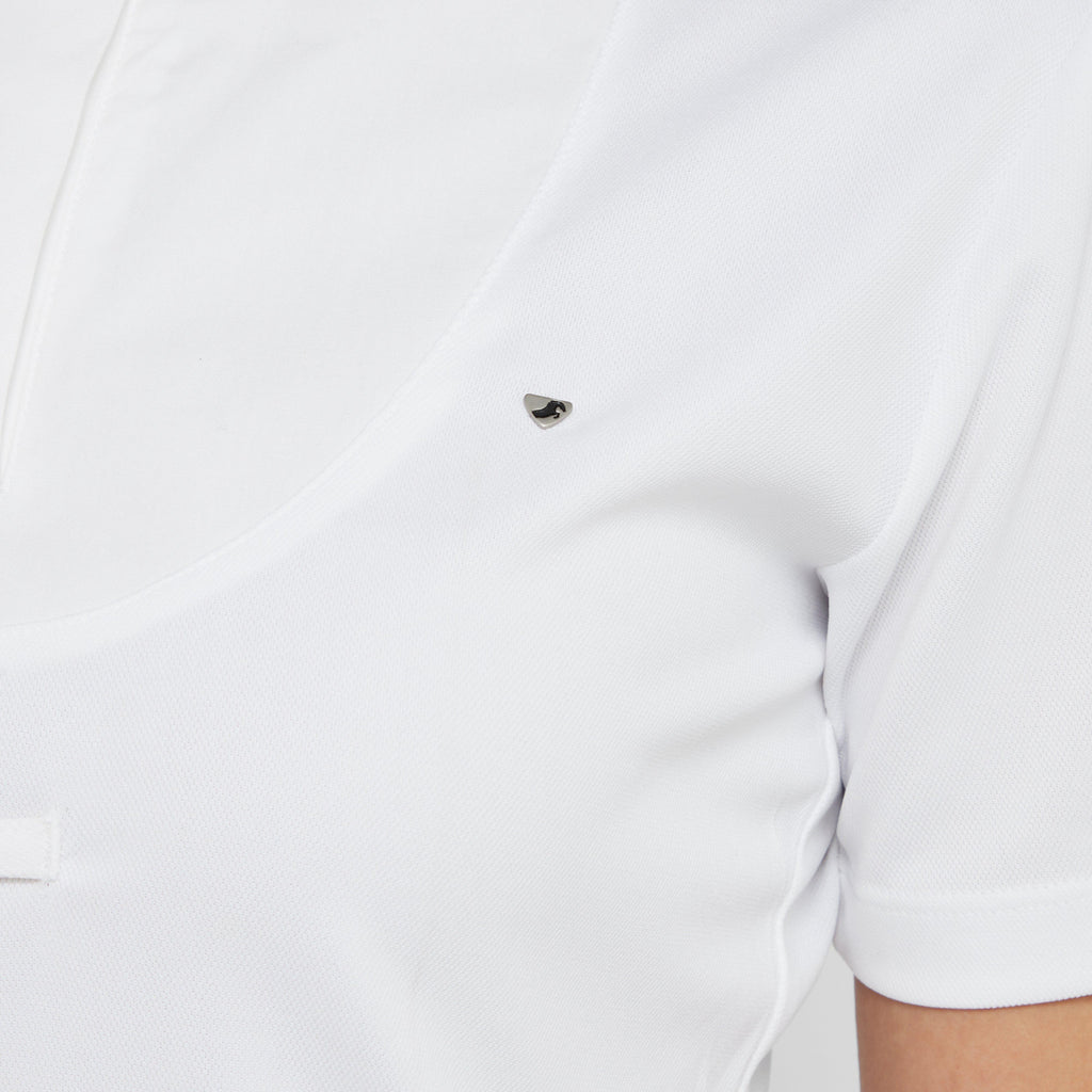 Women’s Short Sleeve Tie Shirt White