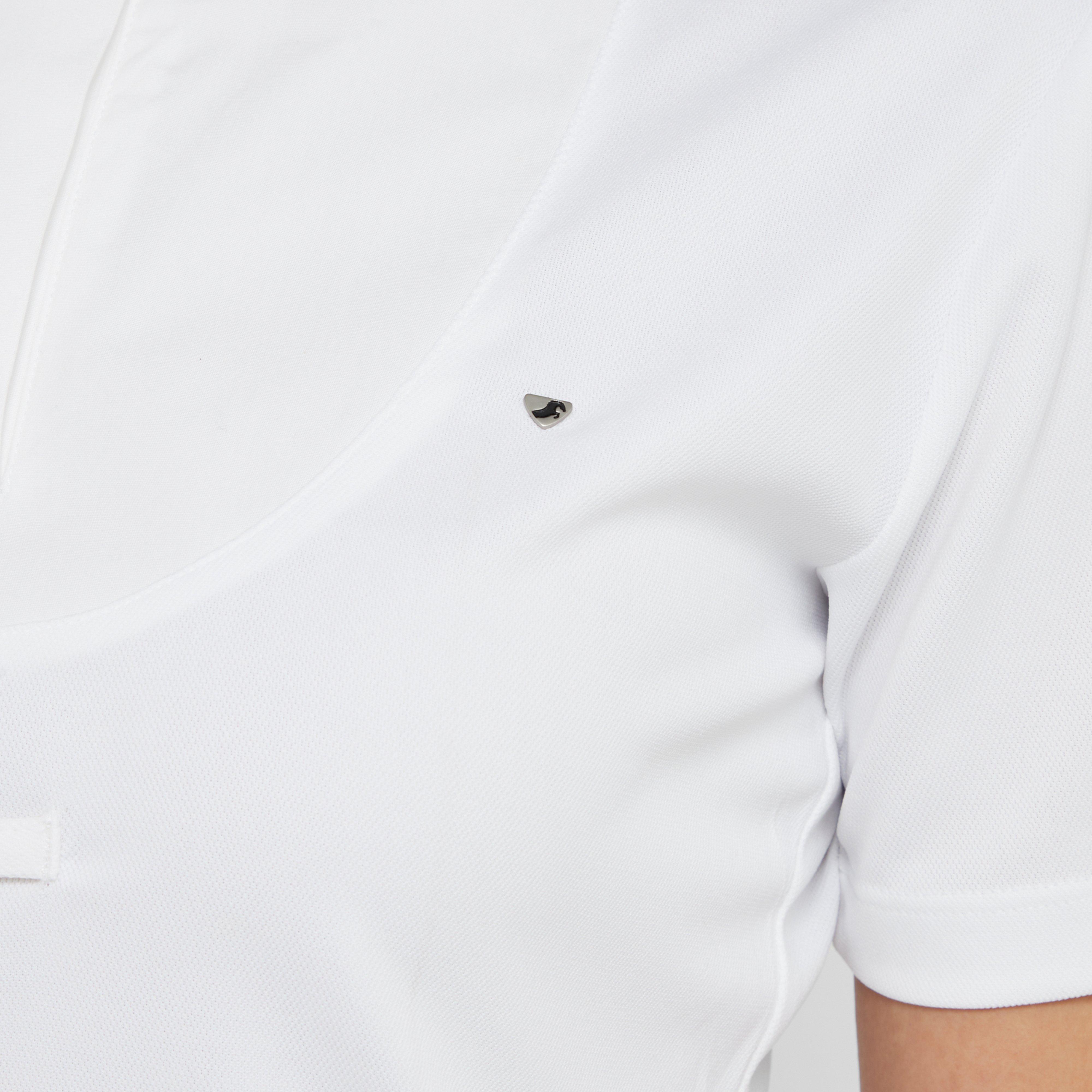 Women’s Short Sleeve Tie Shirt White