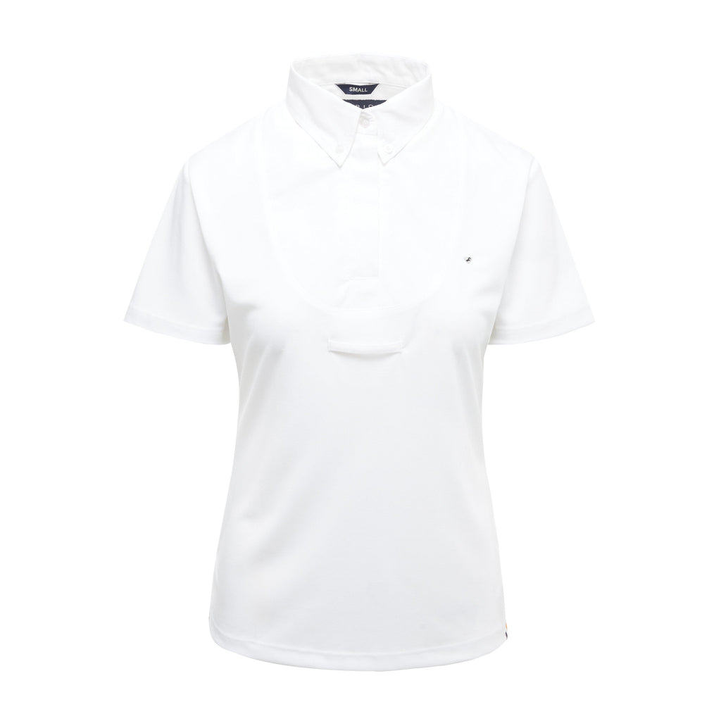 Women’s Short Sleeve Tie Shirt White