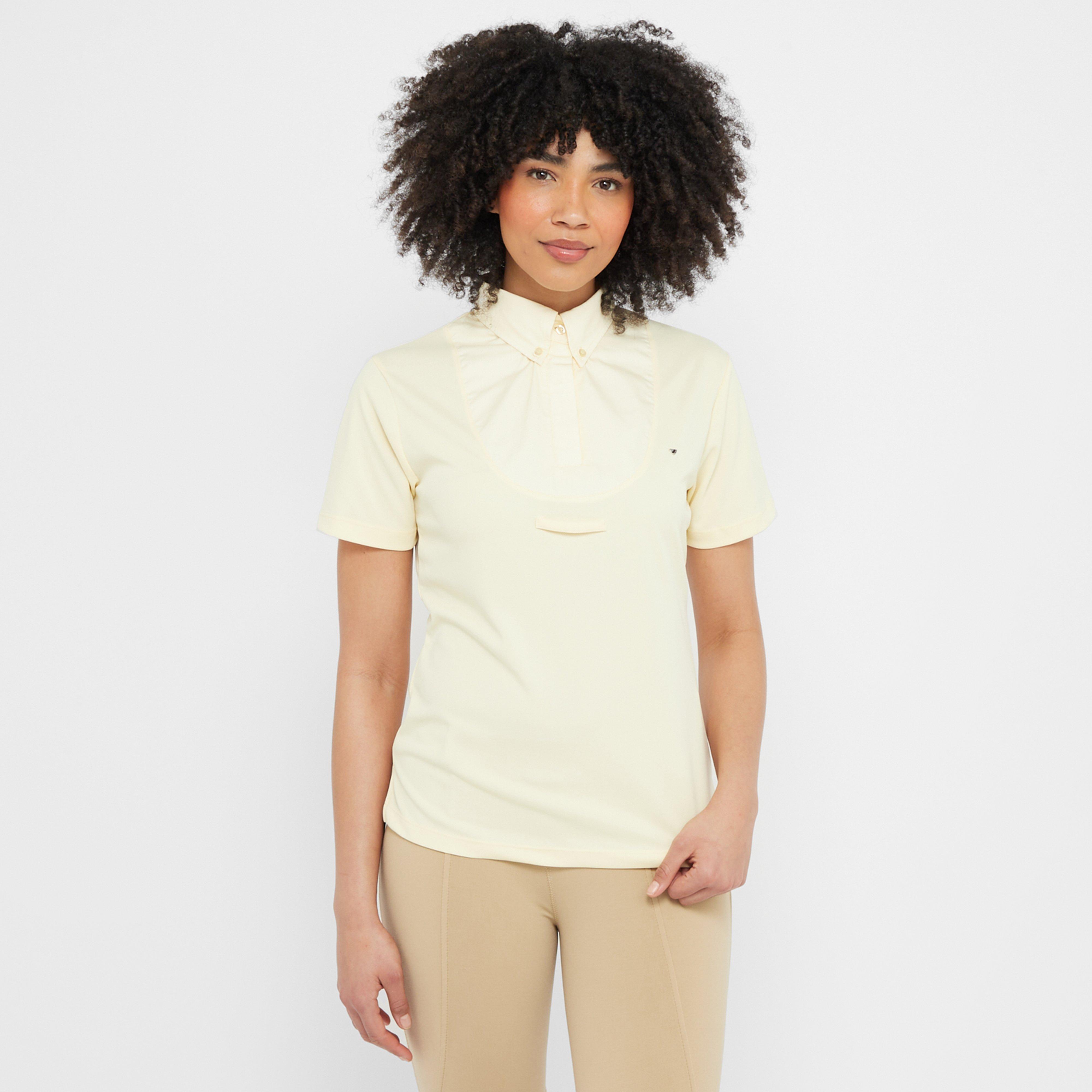 Women’s Short Sleeve Tie Shirt Yellow