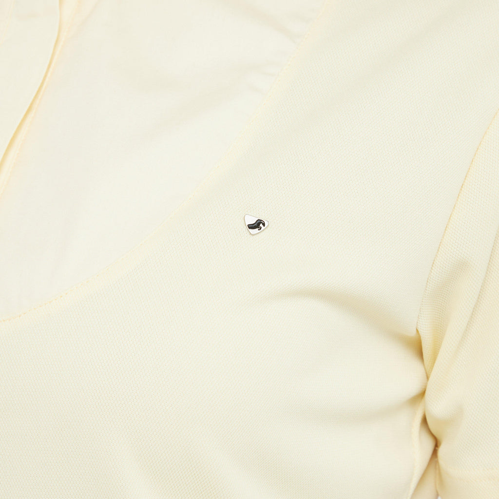 Women’s Short Sleeve Tie Shirt Yellow