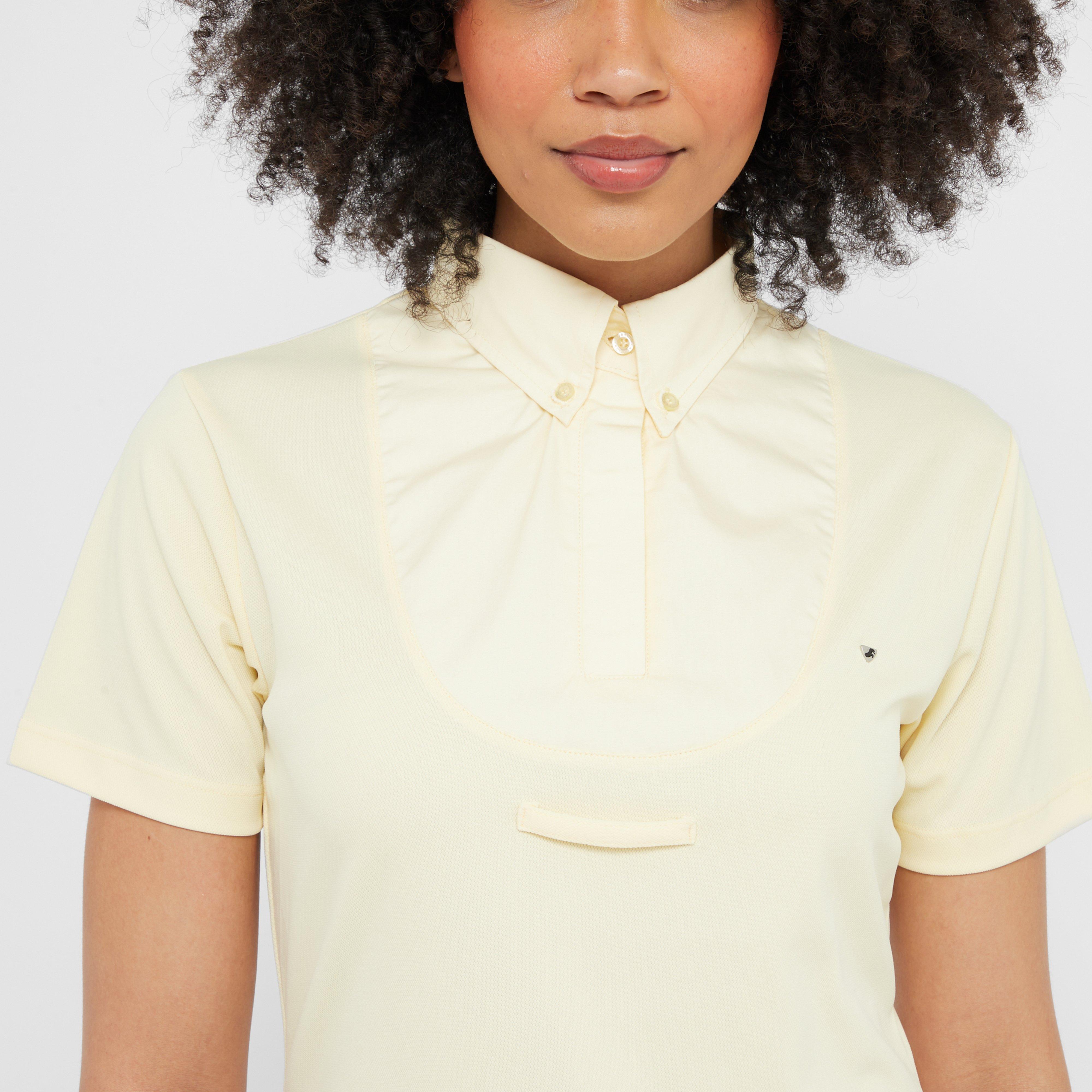 Women’s Short Sleeve Tie Shirt Yellow