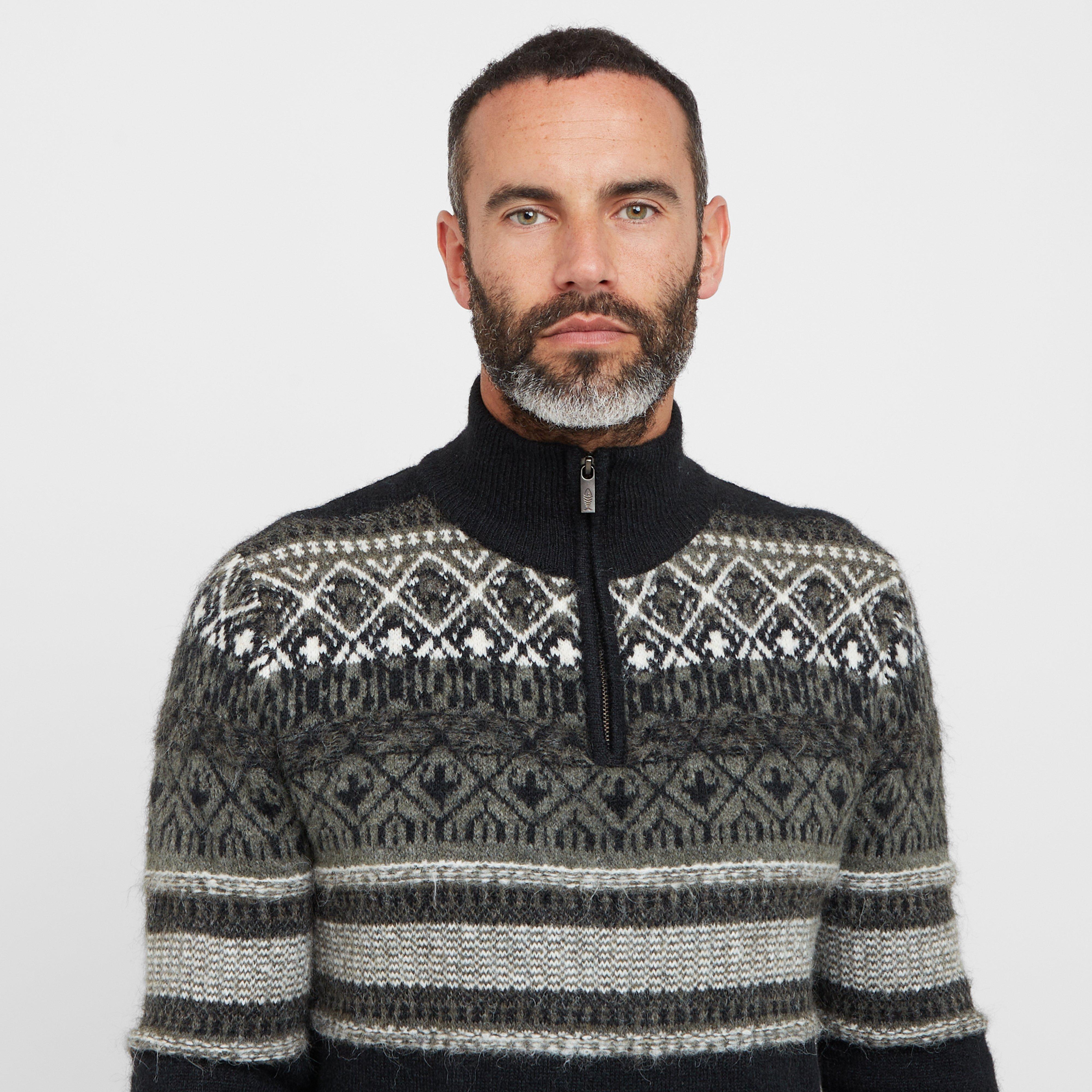 Men’s Yarmouth Fair Isle Half Zip Sweater