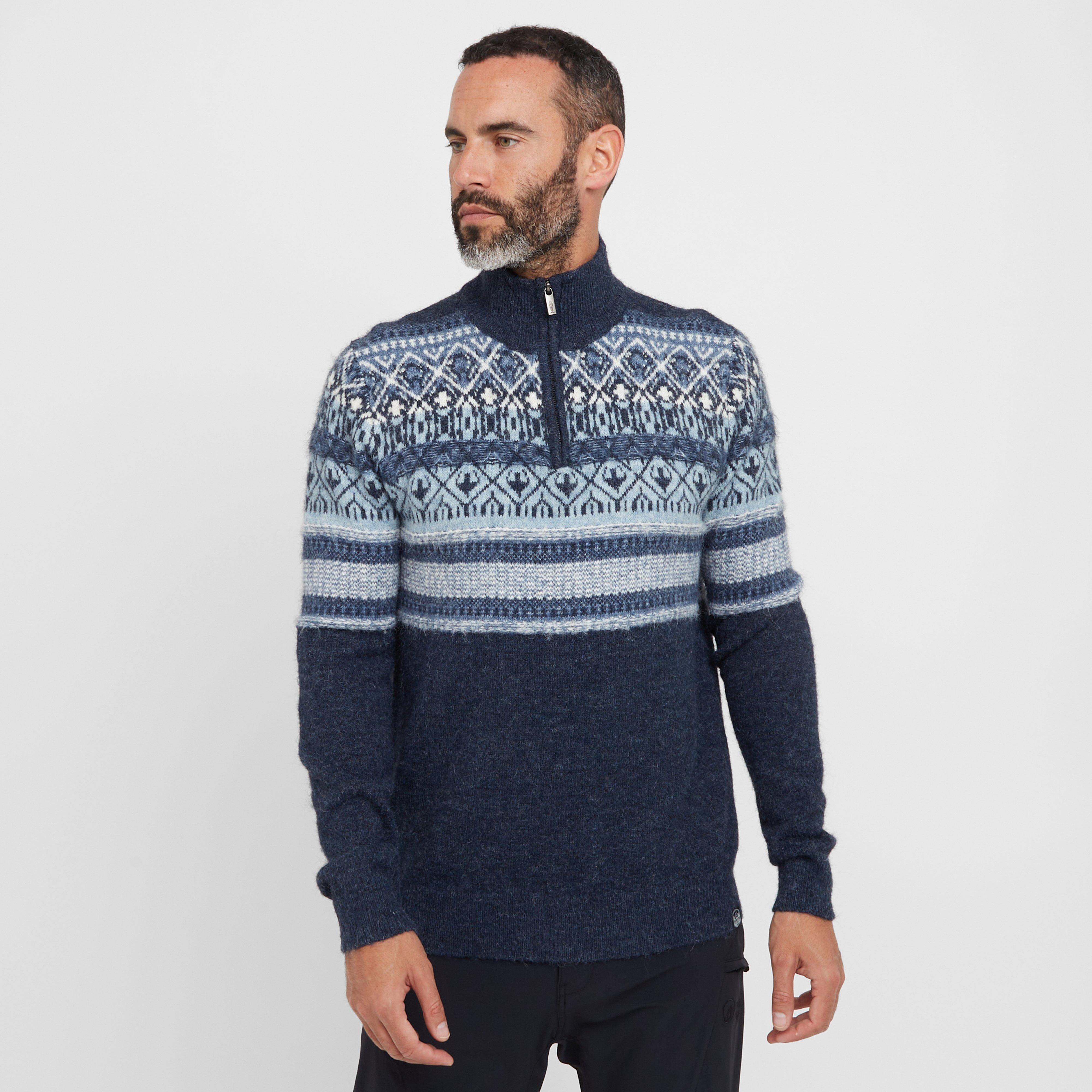 Men’s Yarmouth Fair Isle Half Zip Sweater