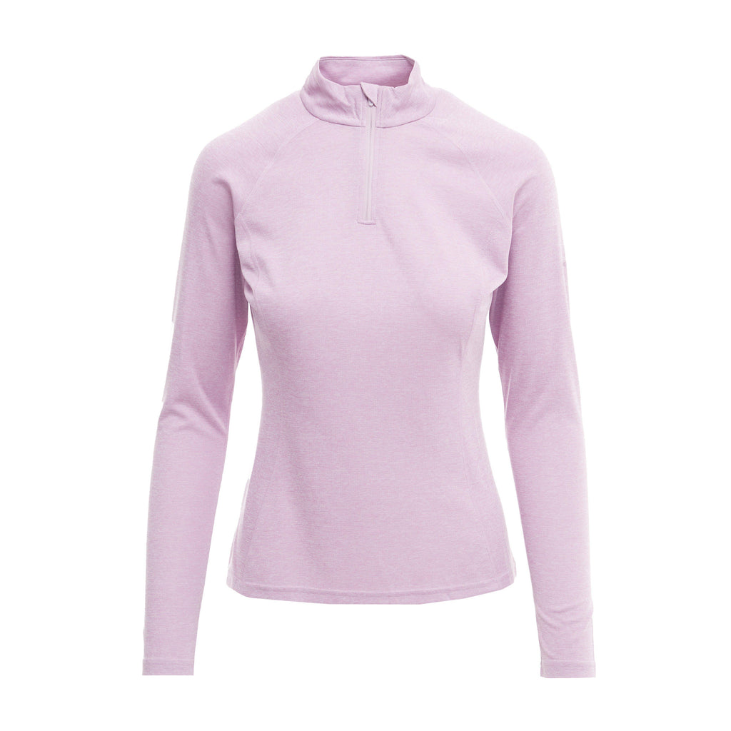 Women’s Dart Zip Neck Long Sleeve T-Shirt