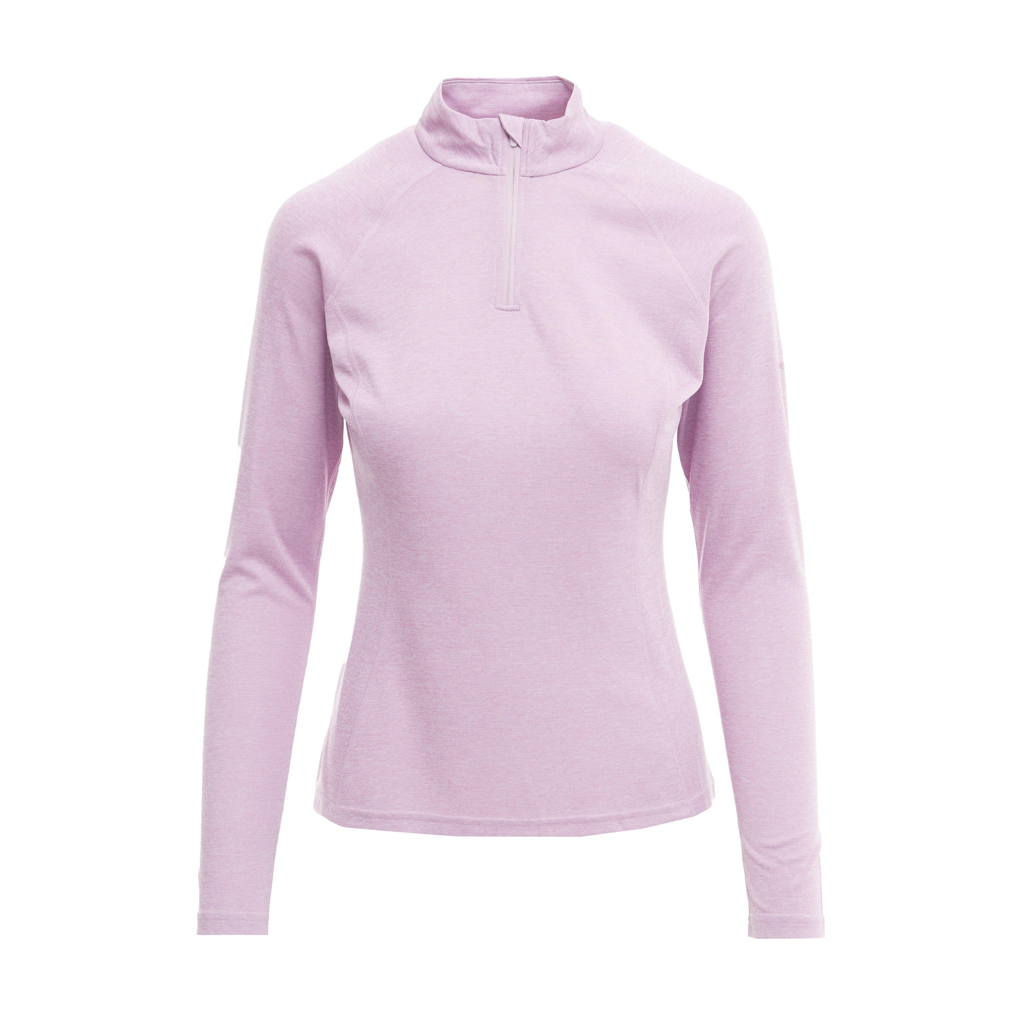 Women’s Dart Zip Neck Long Sleeve T-Shirt