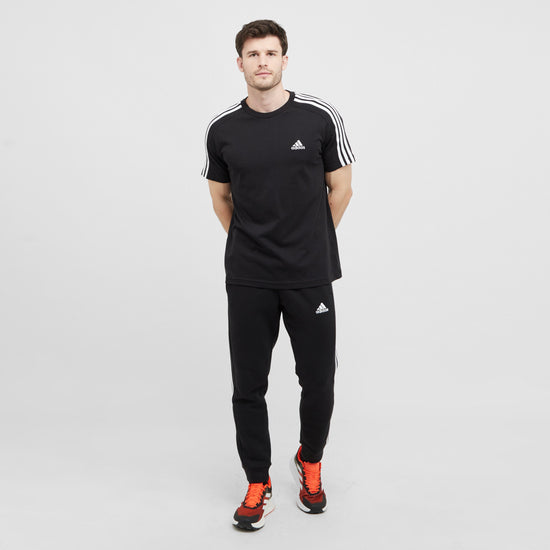 Men's Essentials Single Jersey 3-Stripes Tee