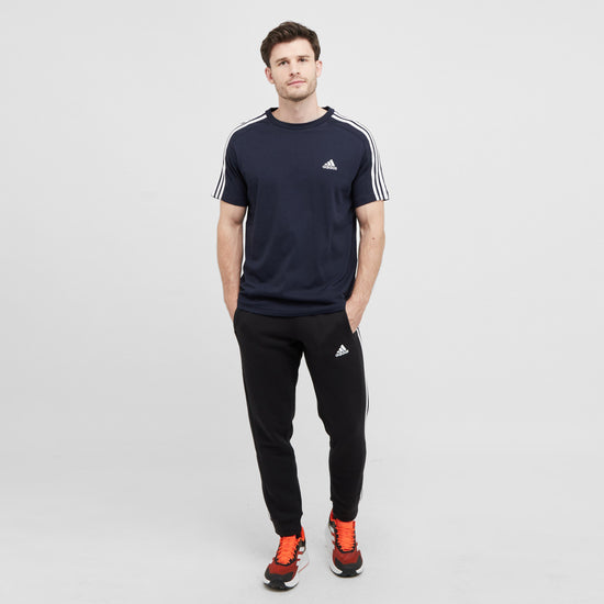 Men's Essentials Single Jersey 3-Stripes Tee