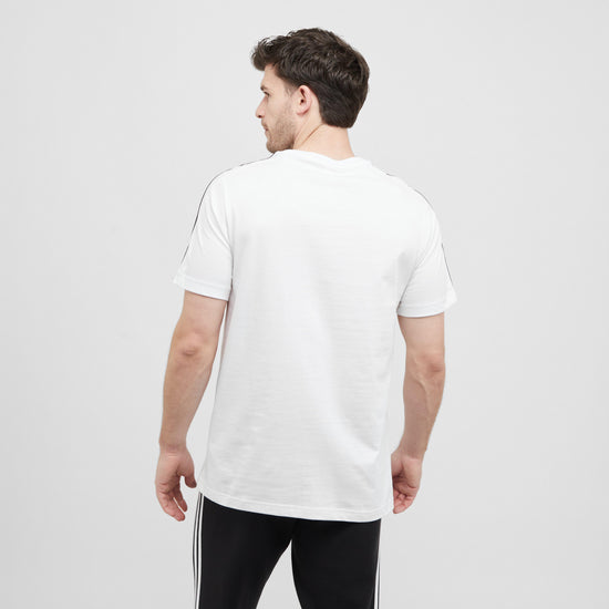 Men's Essentials Single Jersey 3-Stripes Tee