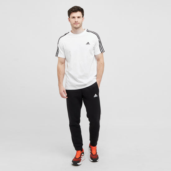 Men's Essentials Single Jersey 3-Stripes Tee