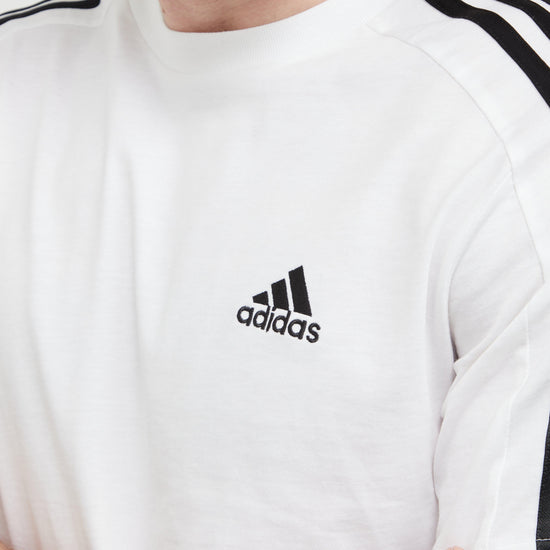 Men's Essentials Single Jersey 3-Stripes Tee