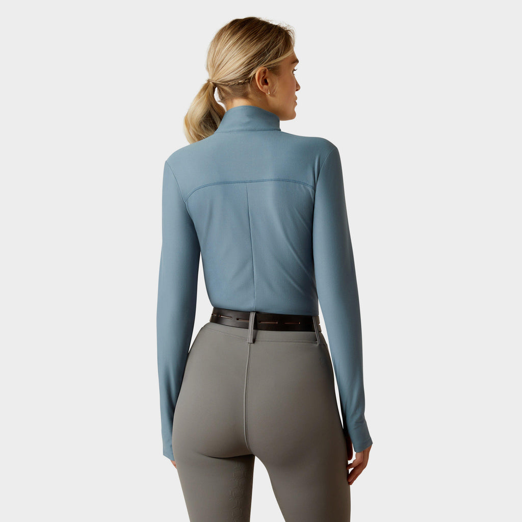Womens Lowell 3.0 1/4 Zip Base Layer Bluestone