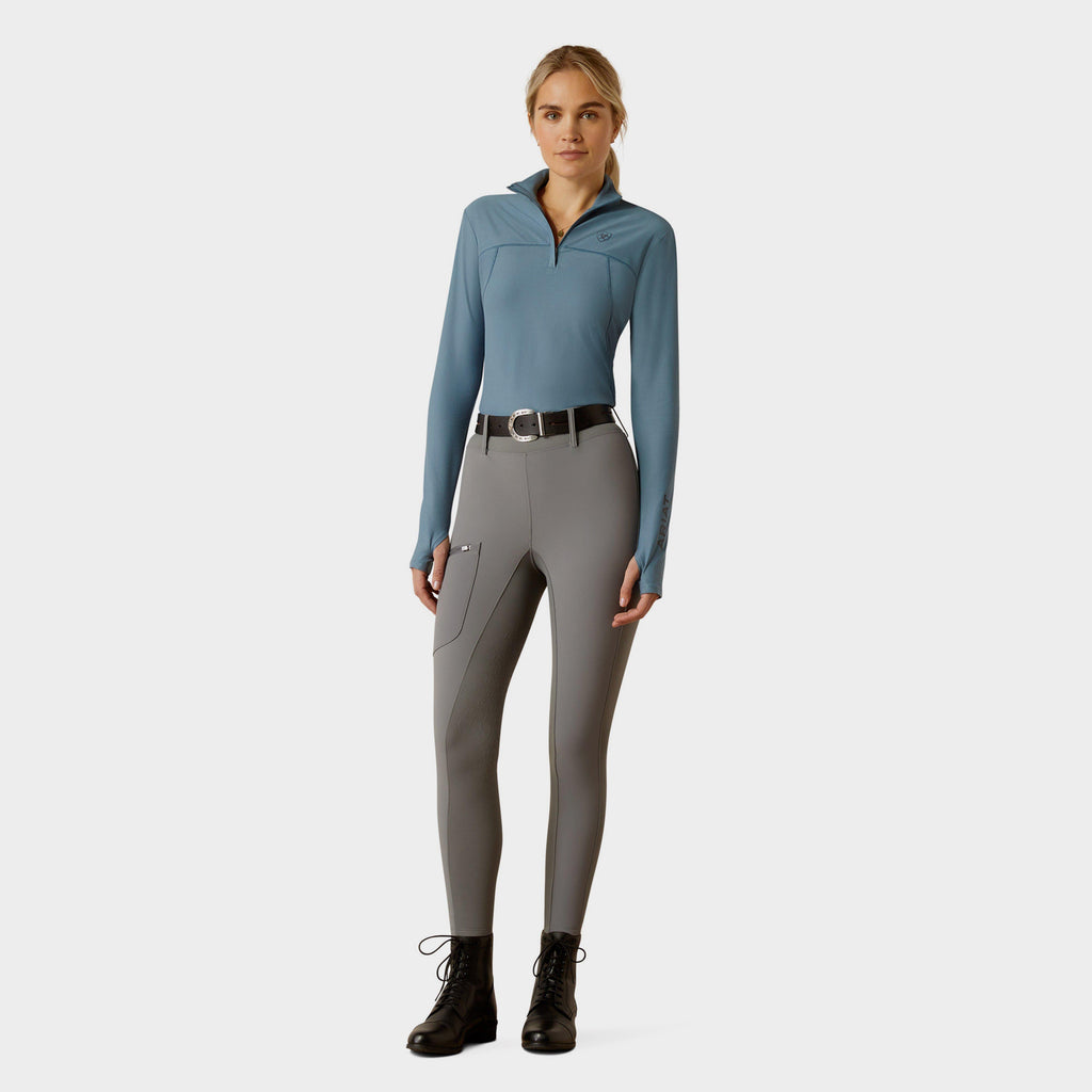 Womens Lowell 3.0 1/4 Zip Base Layer Bluestone