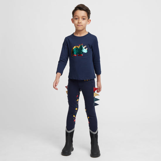 Kids’ Long Sleeve Dino T-Shirt