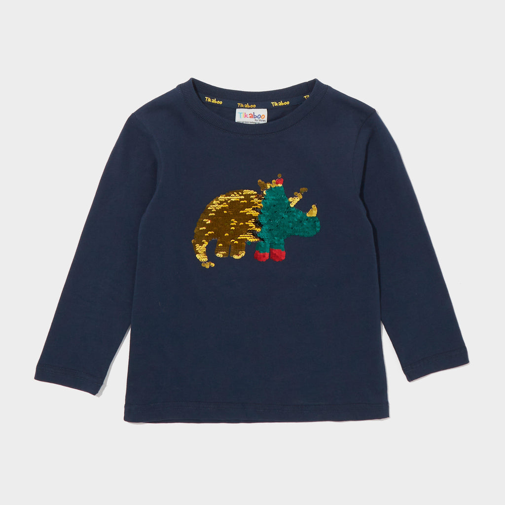 Kids’ Long Sleeve Dino T-Shirt