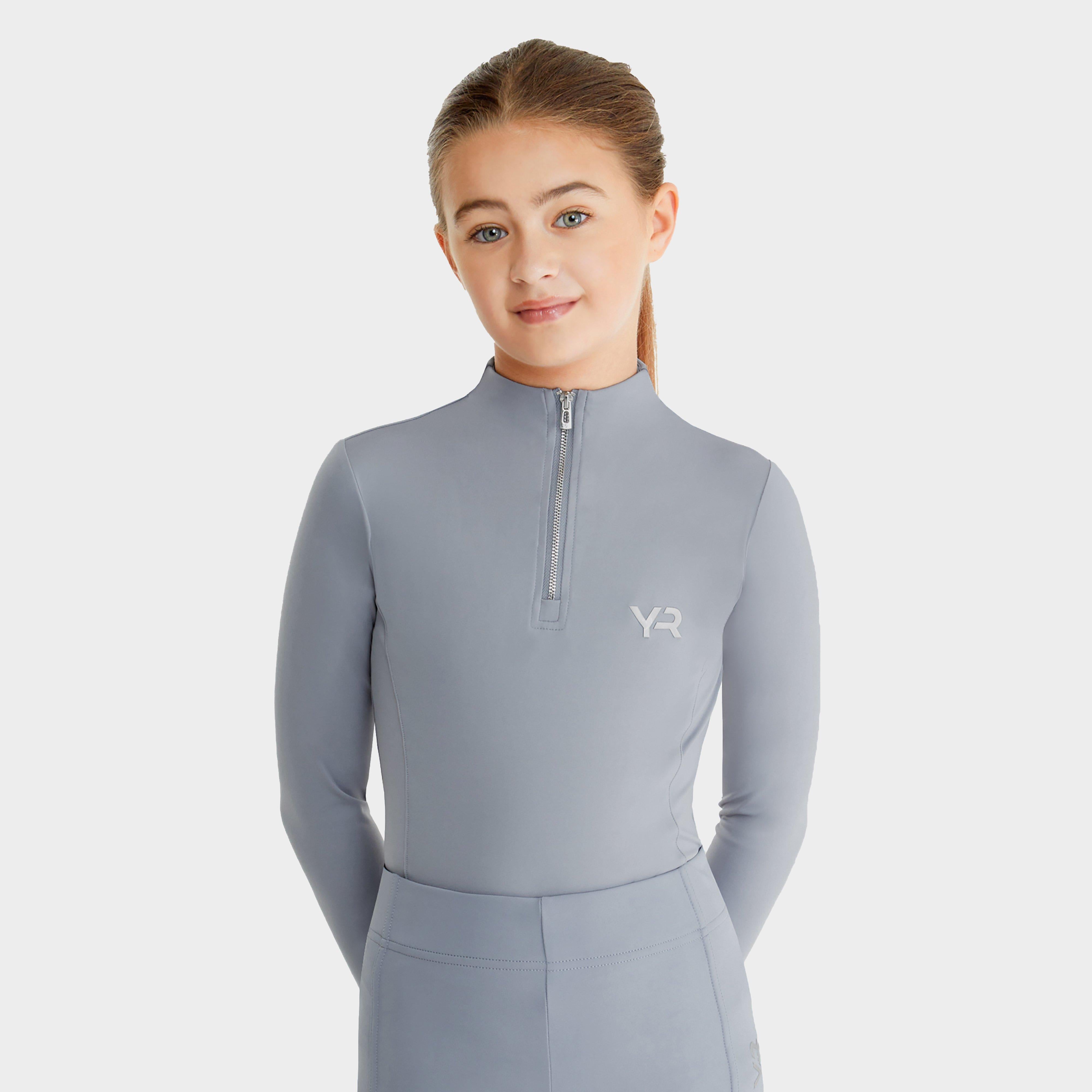 Kids’ Young Rider Baselayer Ash Blue