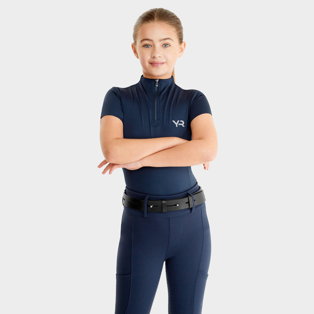 Kids' Young Rider Short Sleeve Base Layer