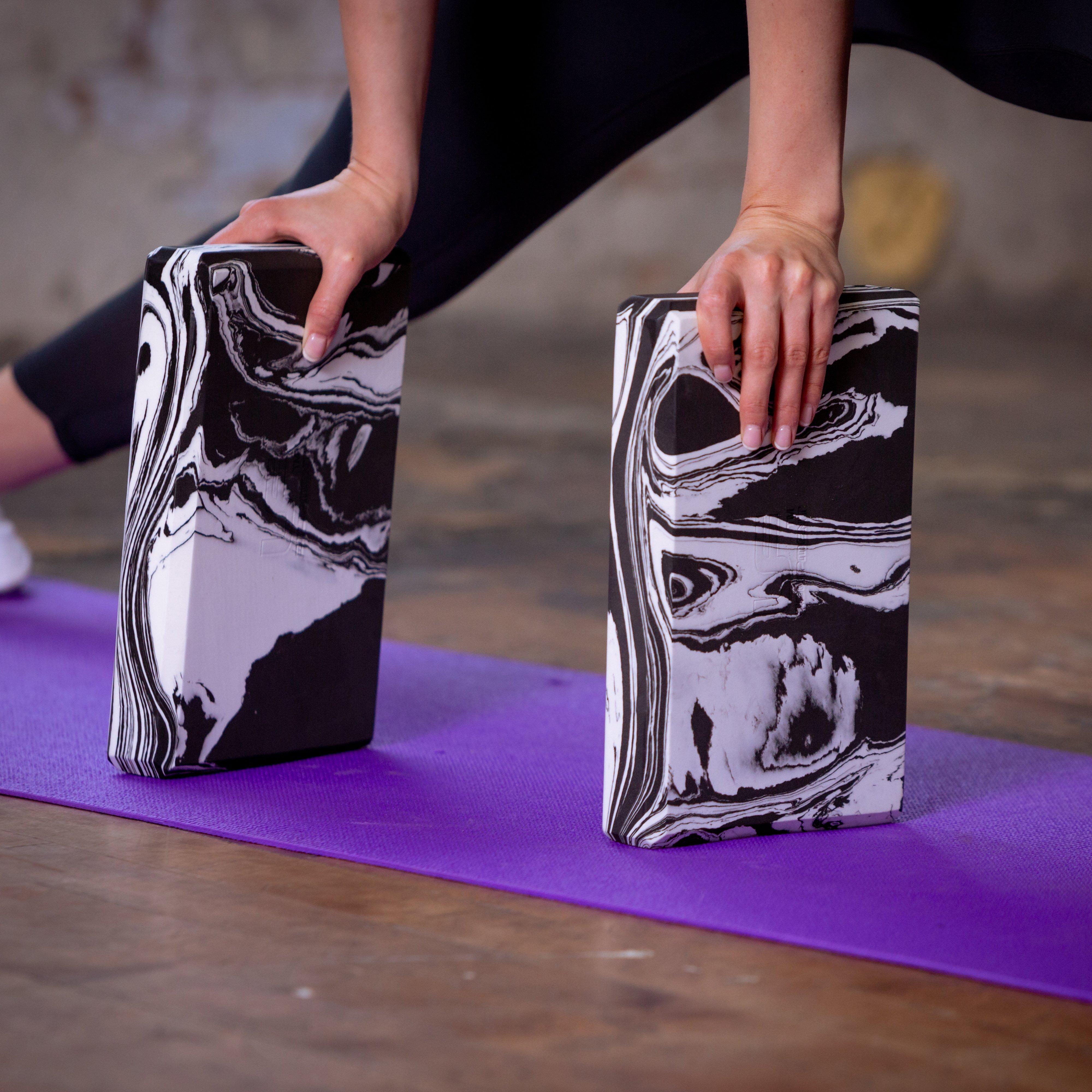 Marbled Yoga Block