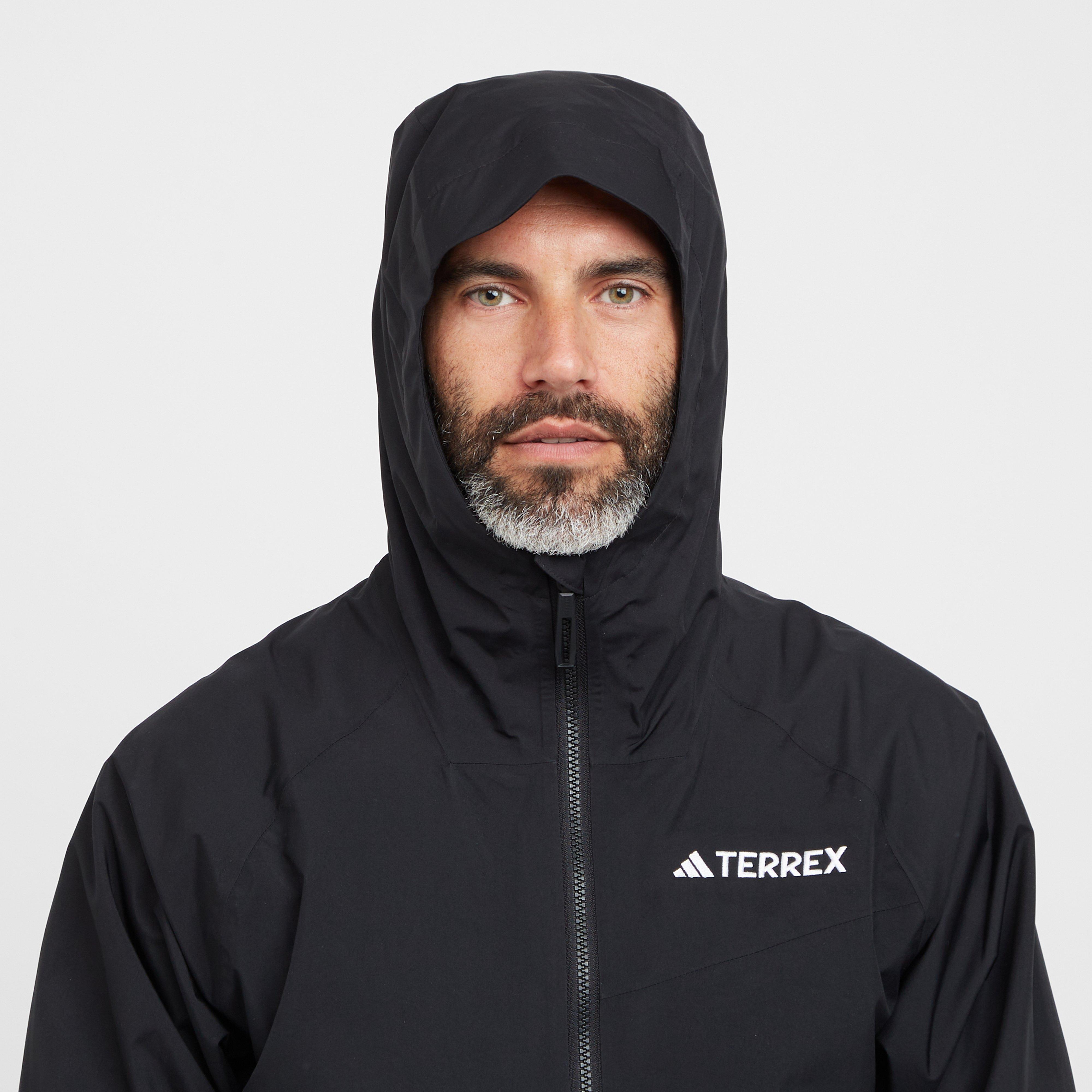 Black adidas Terrex Men's Multi 2L RAIN.RDY Jacket – GO Outdoors
