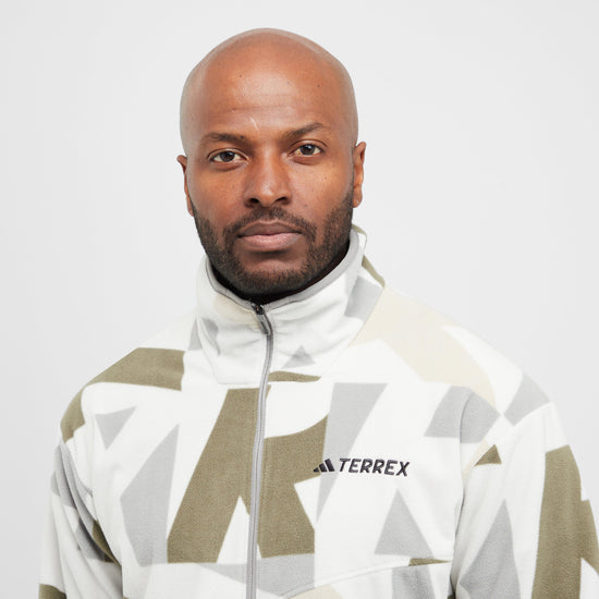 Multi Print Full Zip Fleece
