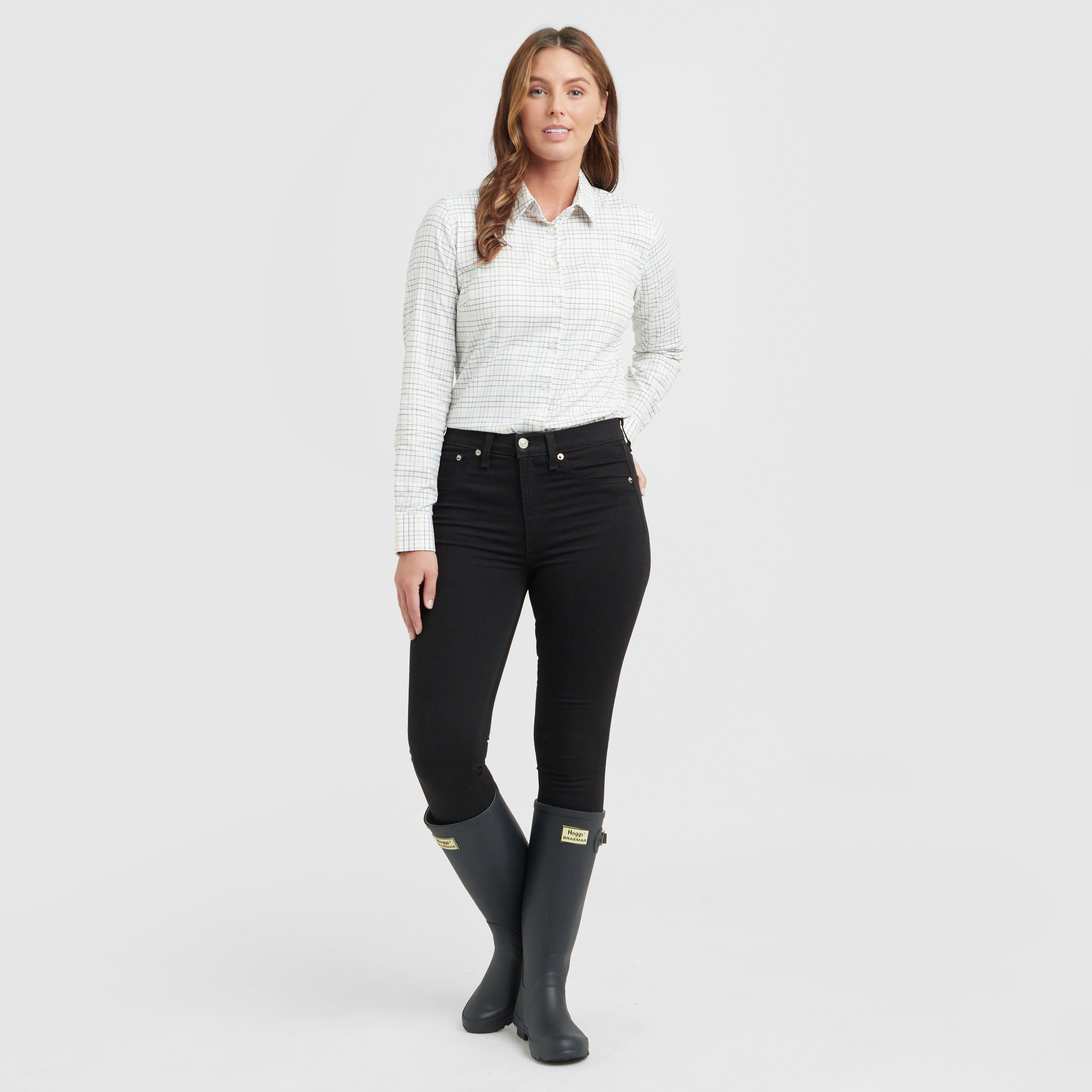 Womens Callie Twill Shirt White/Green/Yellow/Red