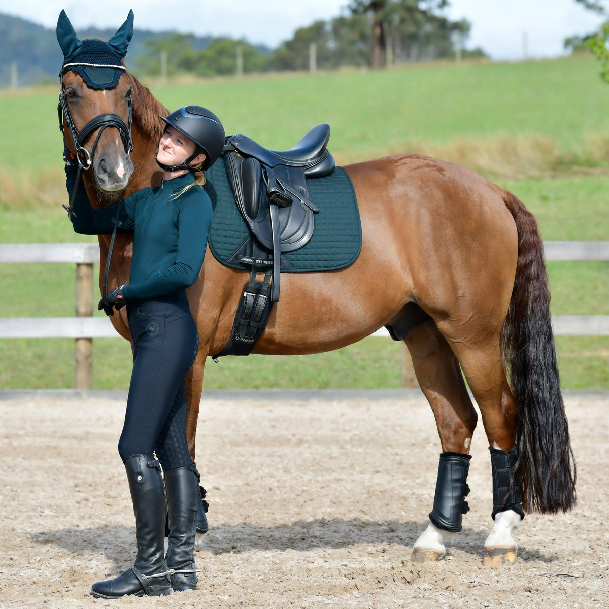 Prime Dressage Saddle Pad Reflecting Pond