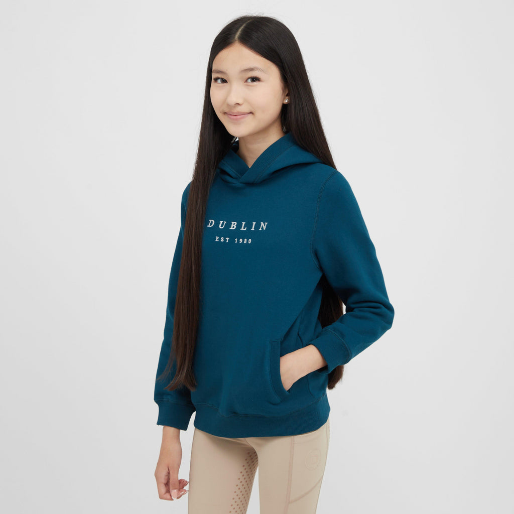 Kid's Lilah Lurex Logo Hoodie
