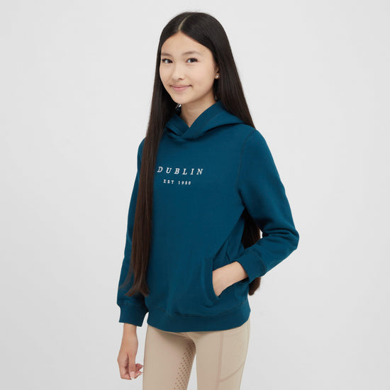 Kid's Lilah Lurex Logo Hoodie